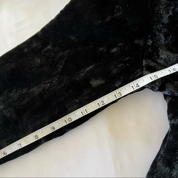 Antique Vintage Edwardian Victorian Black Velvet Opera Swing Coat Jacket - Picture 11 of 12